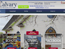 Tablet Screenshot of calvarydraft.com